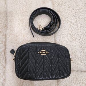 Coach Convertible Belt Bag with Quilting